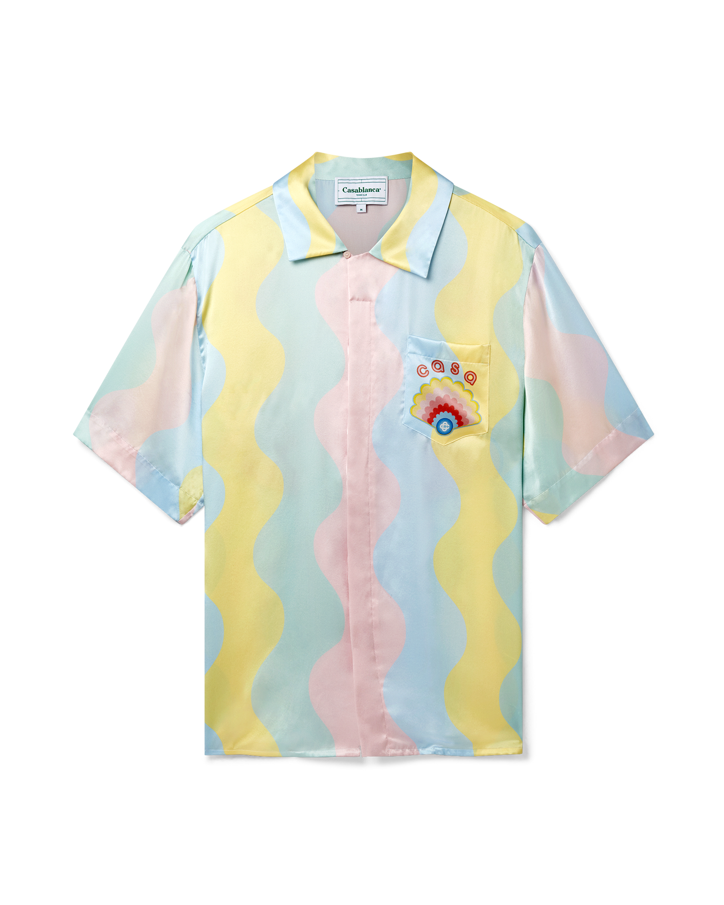 Casa Shell Wave Silk Shirt | Casablanca Paris | Image 5