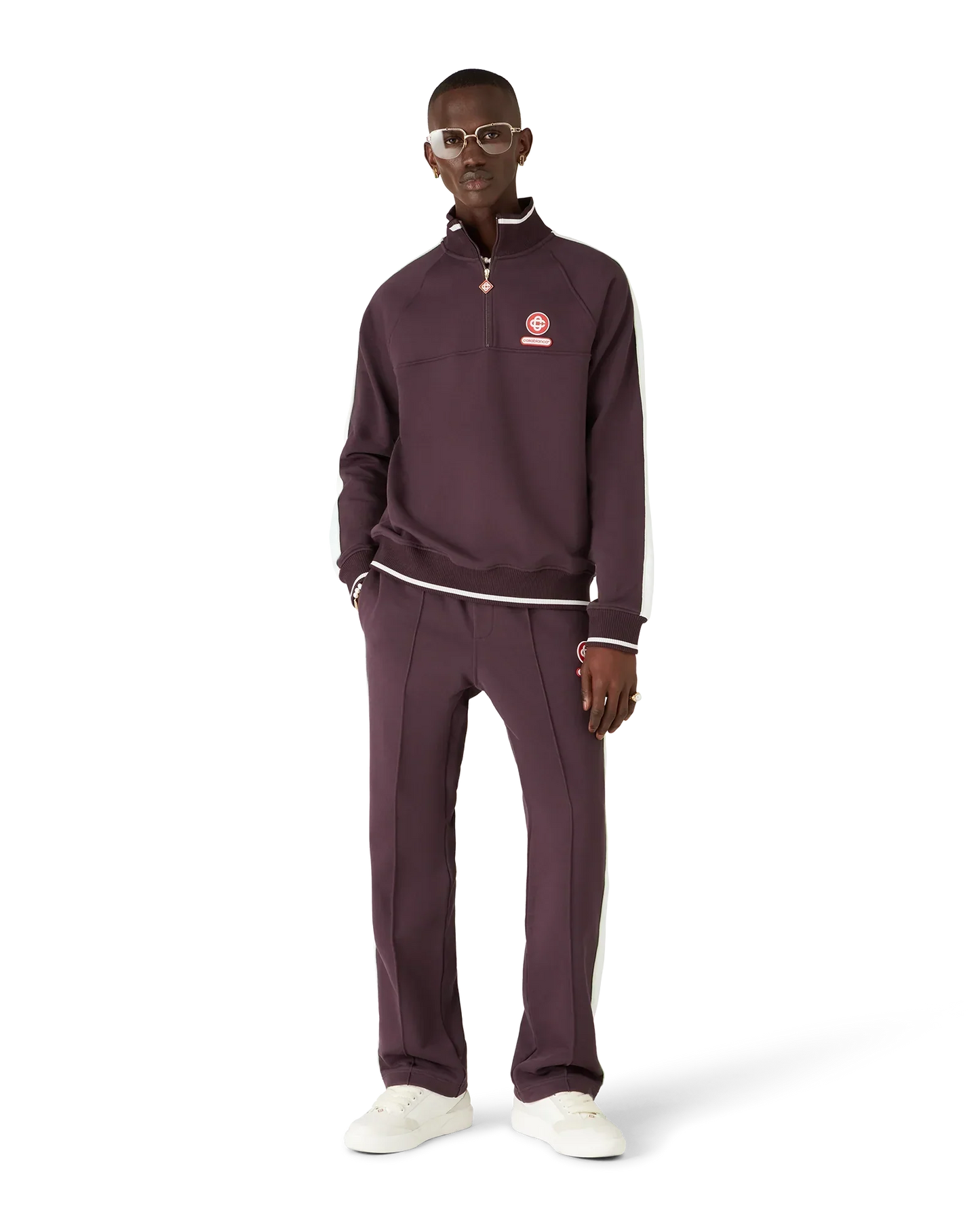 Quarter Zip Laurel Sweatshirt | Casablanca Paris | Image 5