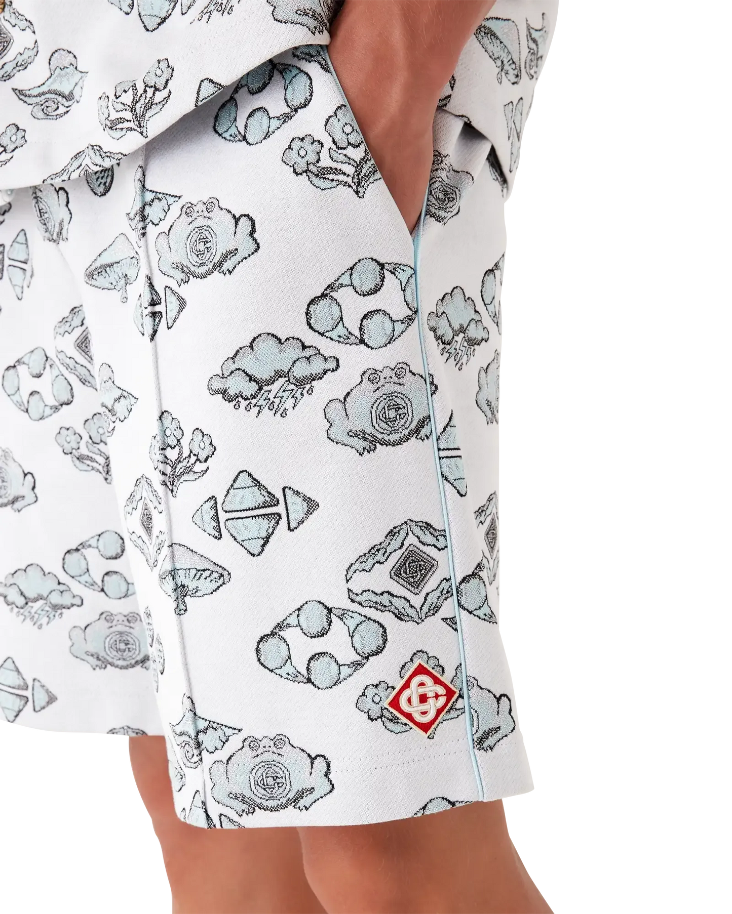 Jacquard Motif Track Shorts | Casablanca Paris | Image 5