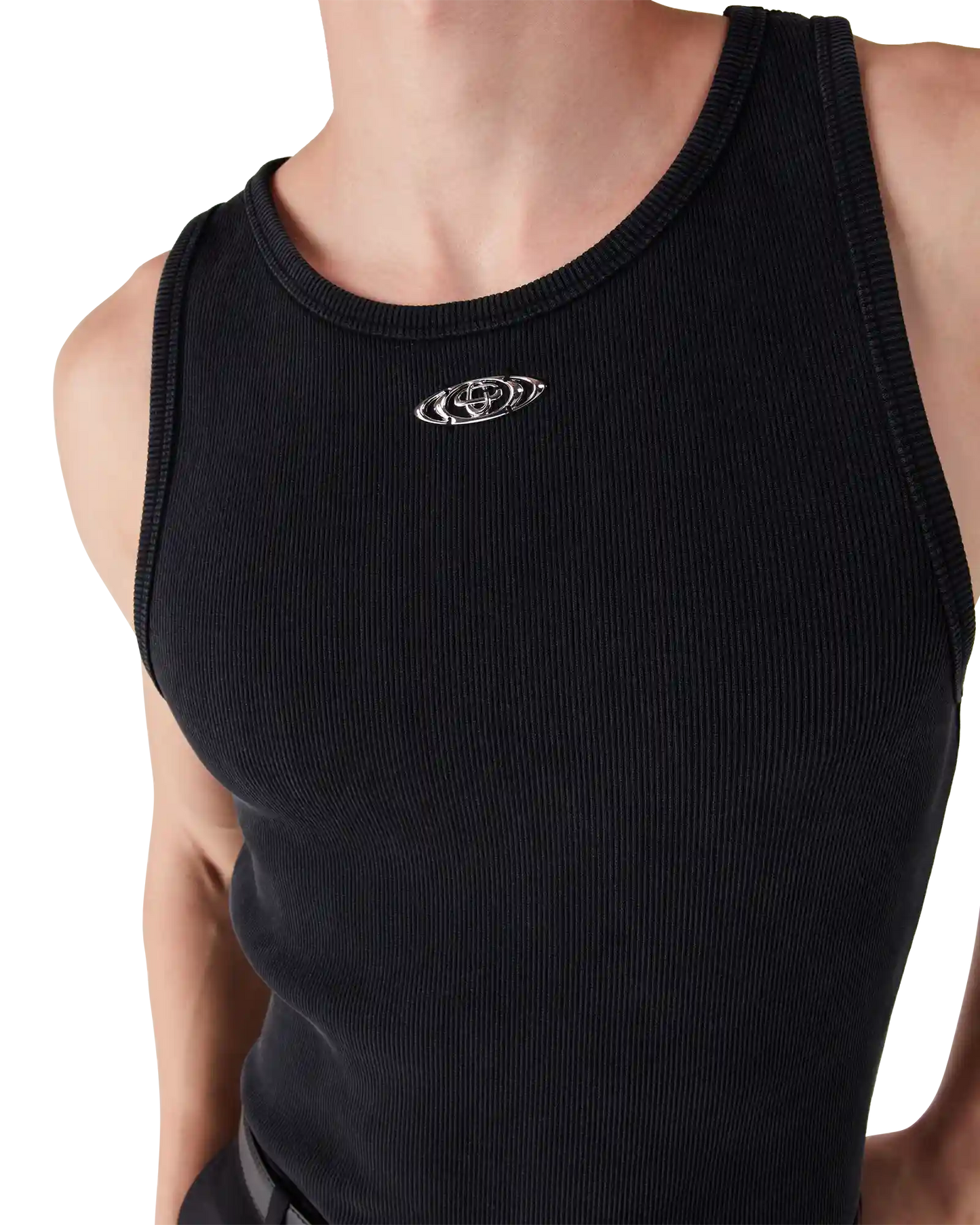 Faded Ribbed Tank Top | Casablanca Paris | Image 5