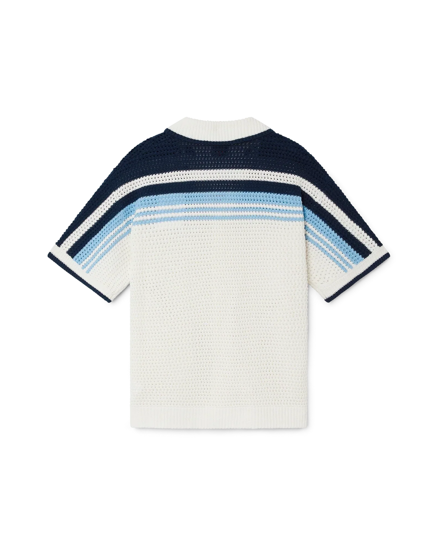 Tennis Cotton Crochet Short Sleeve Shirt | Casablanca Paris | Image 6