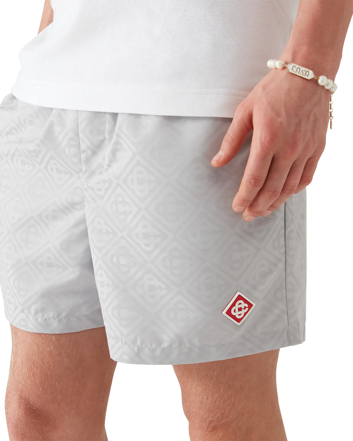 Monogram Jacquard Swim Shorts | Casablanca Paris | Image 5