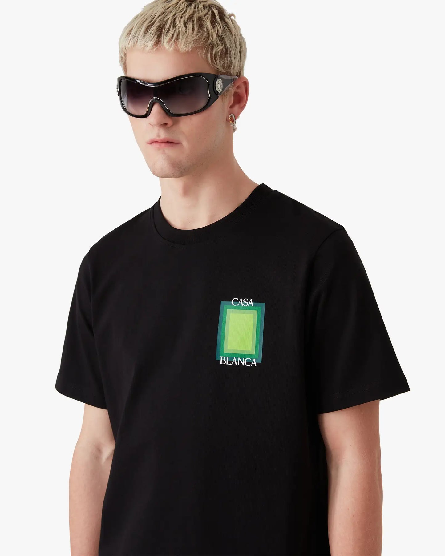 Square Logo Short Sleeve T-Shirt | Casablanca Paris | Image 5