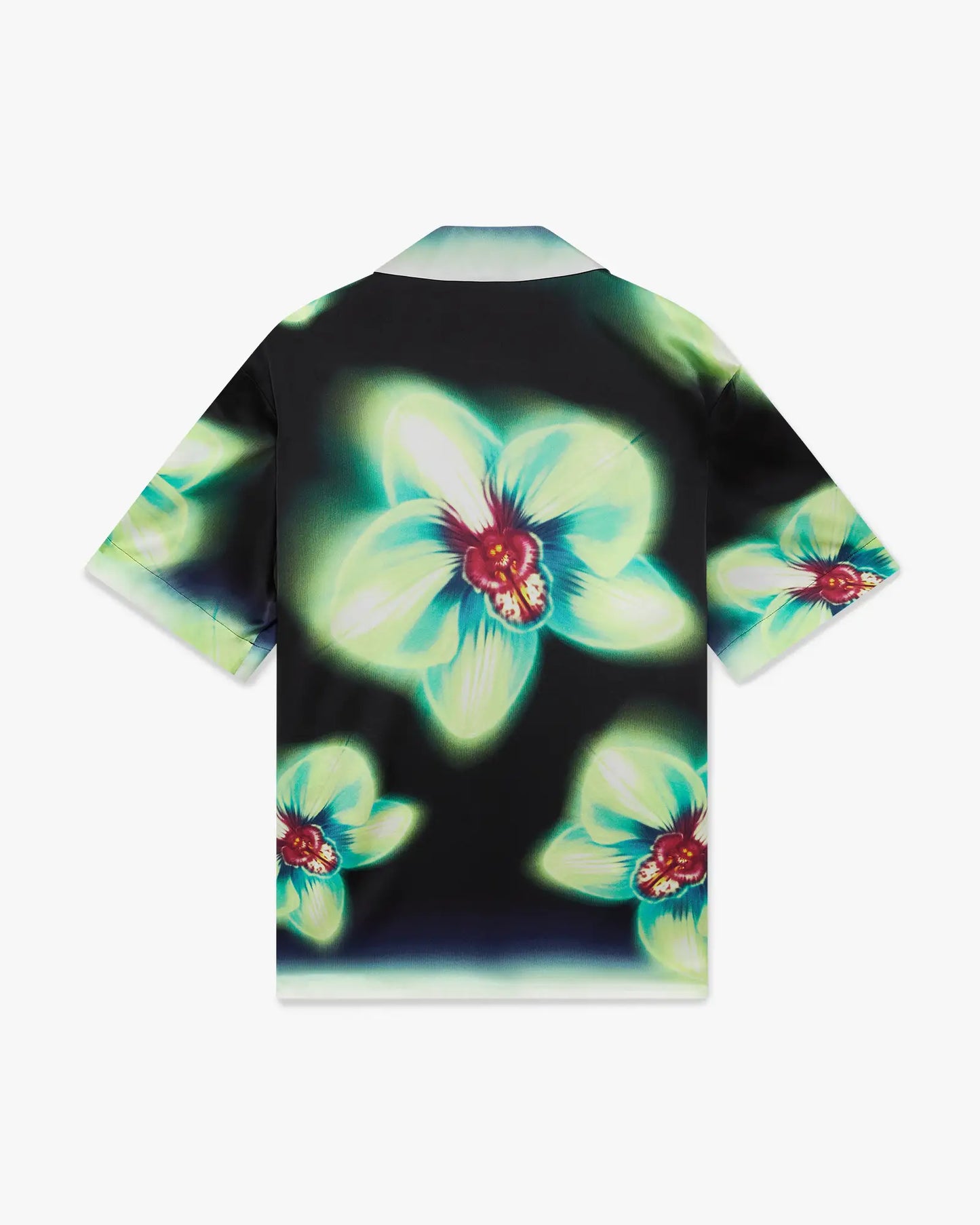 Orchid Glitch Short Sleeve Silk Shirt | Casablanca Paris | Image 6