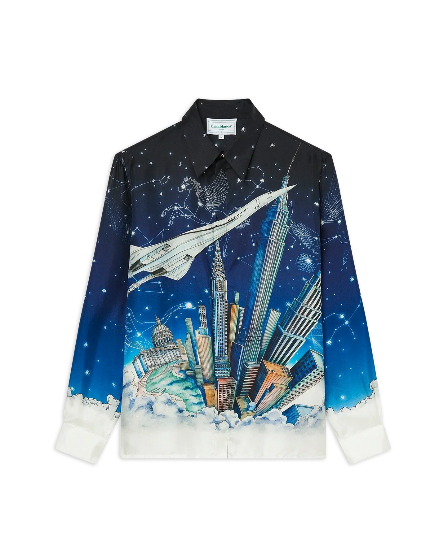 Vol De Nuit Silk Shirt | Casablanca Paris | Image 4