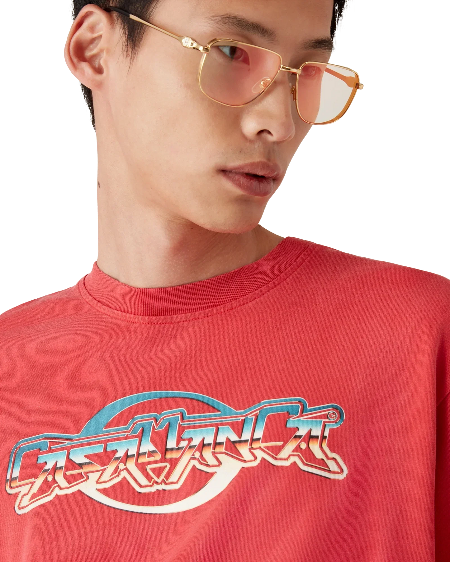 Chrome Short Sleeve T-Shirt | Casablanca Paris | Image 5