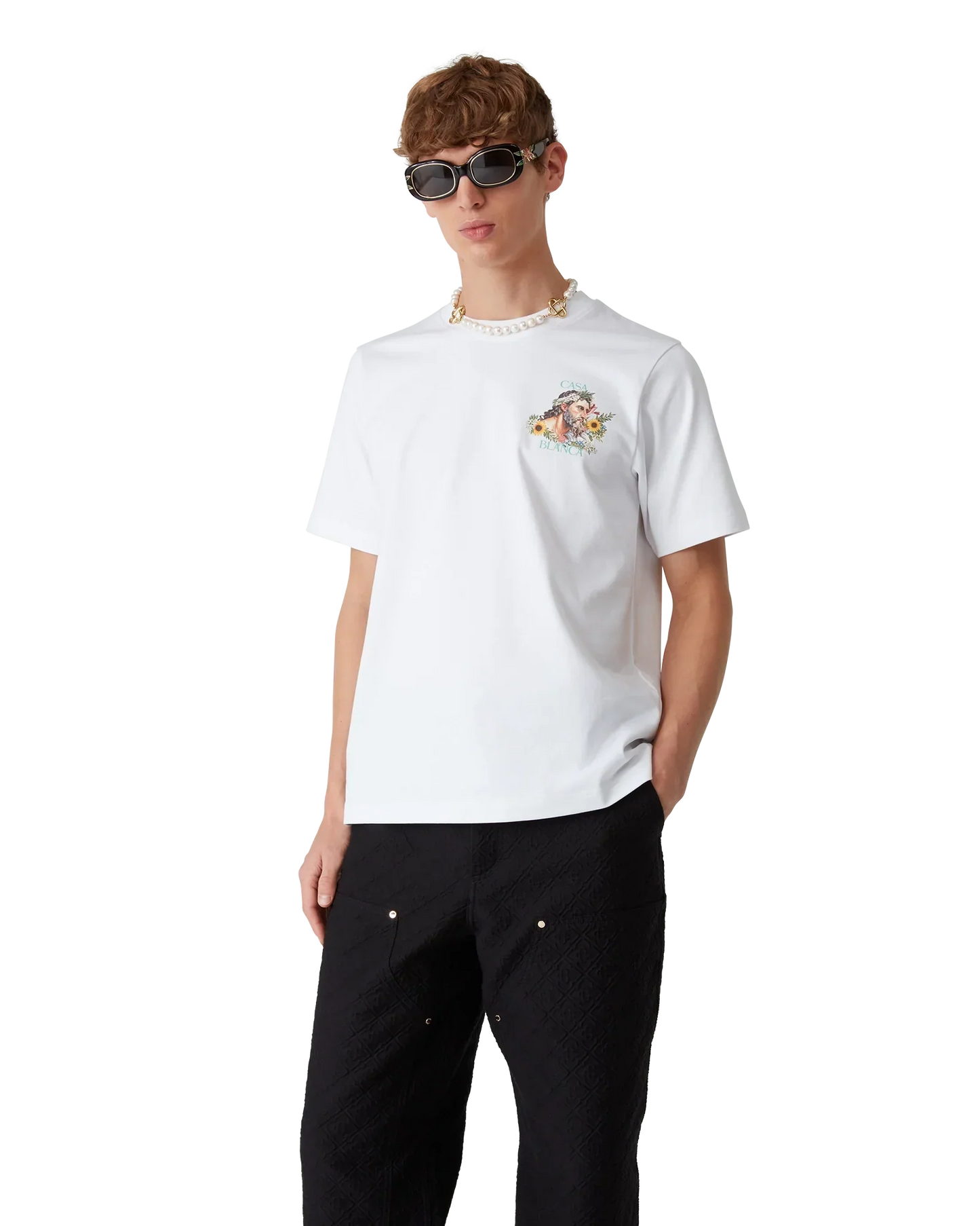 Celebration Du Sport Short Sleeve T-Shirt | Casablanca Paris | Image 5