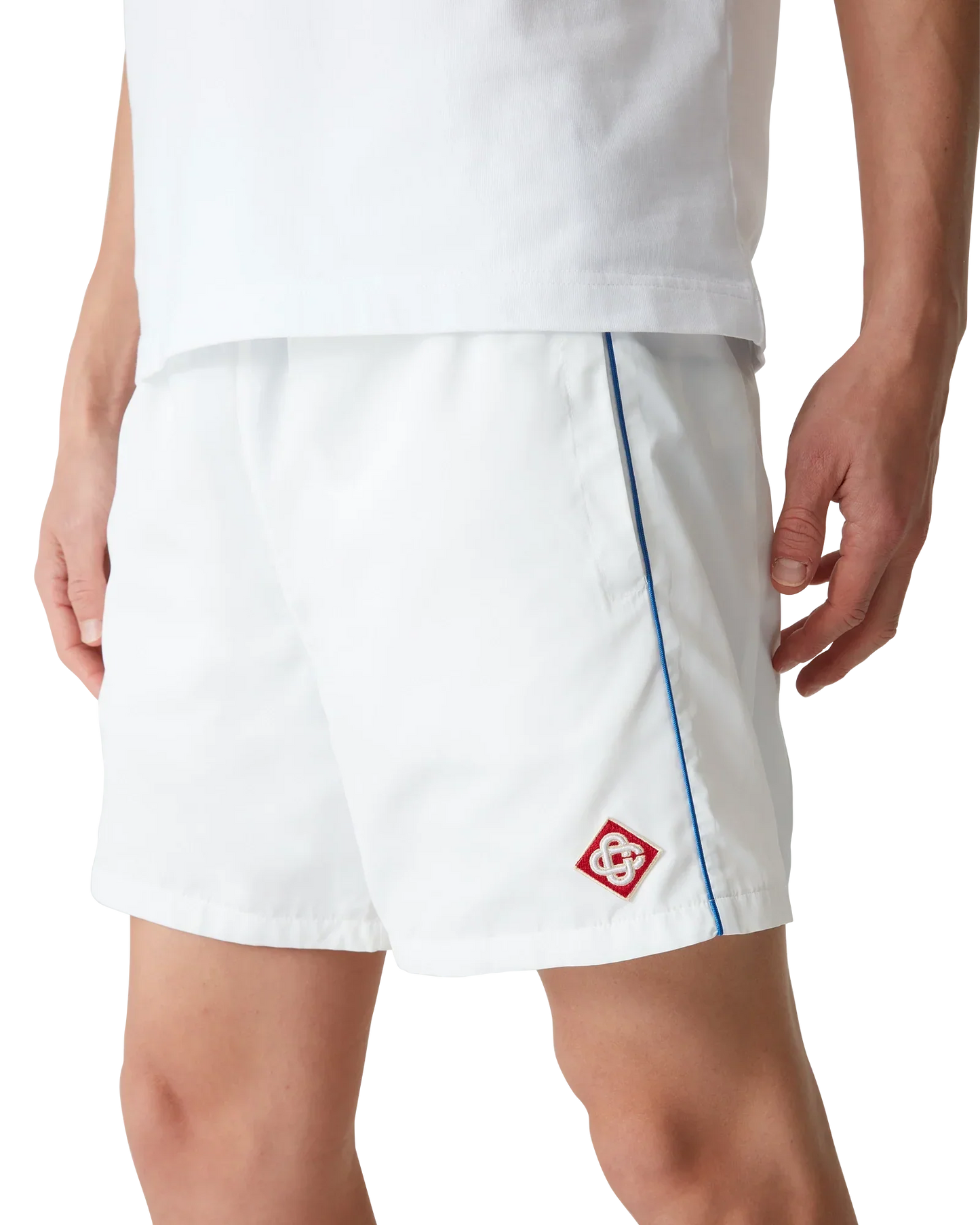 Midnight Acropolis Windbreaker Shorts | Casablanca Paris | Image 5