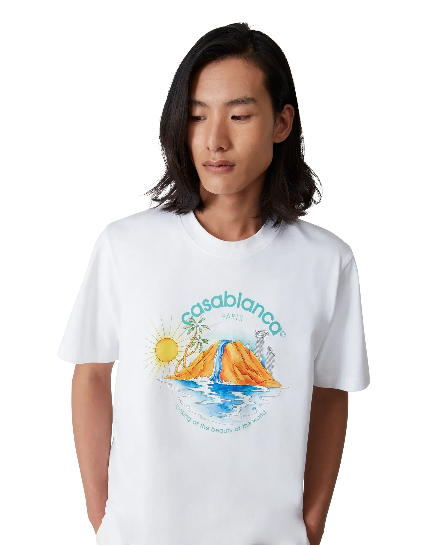 Oasis Short Sleeve Short Sleeve T-Shirt | Casablanca Paris | Image 5