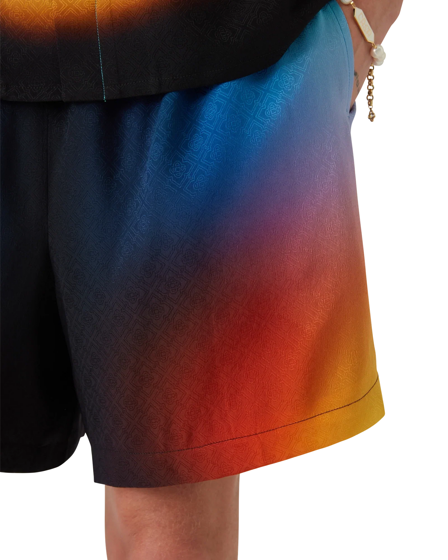 Gradient Silk Shorts | Casablanca Paris | Image 5