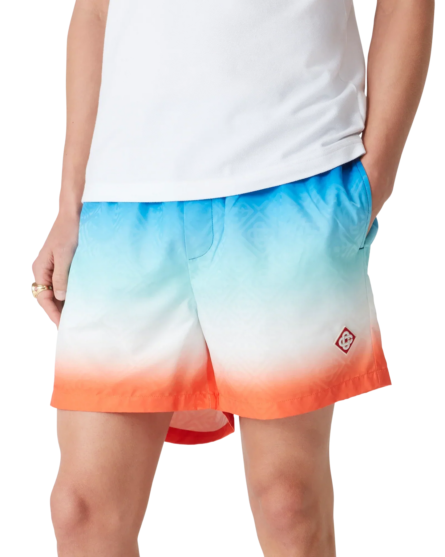 Gradient Jacquard Swim Shorts | Casablanca Paris | Image 5