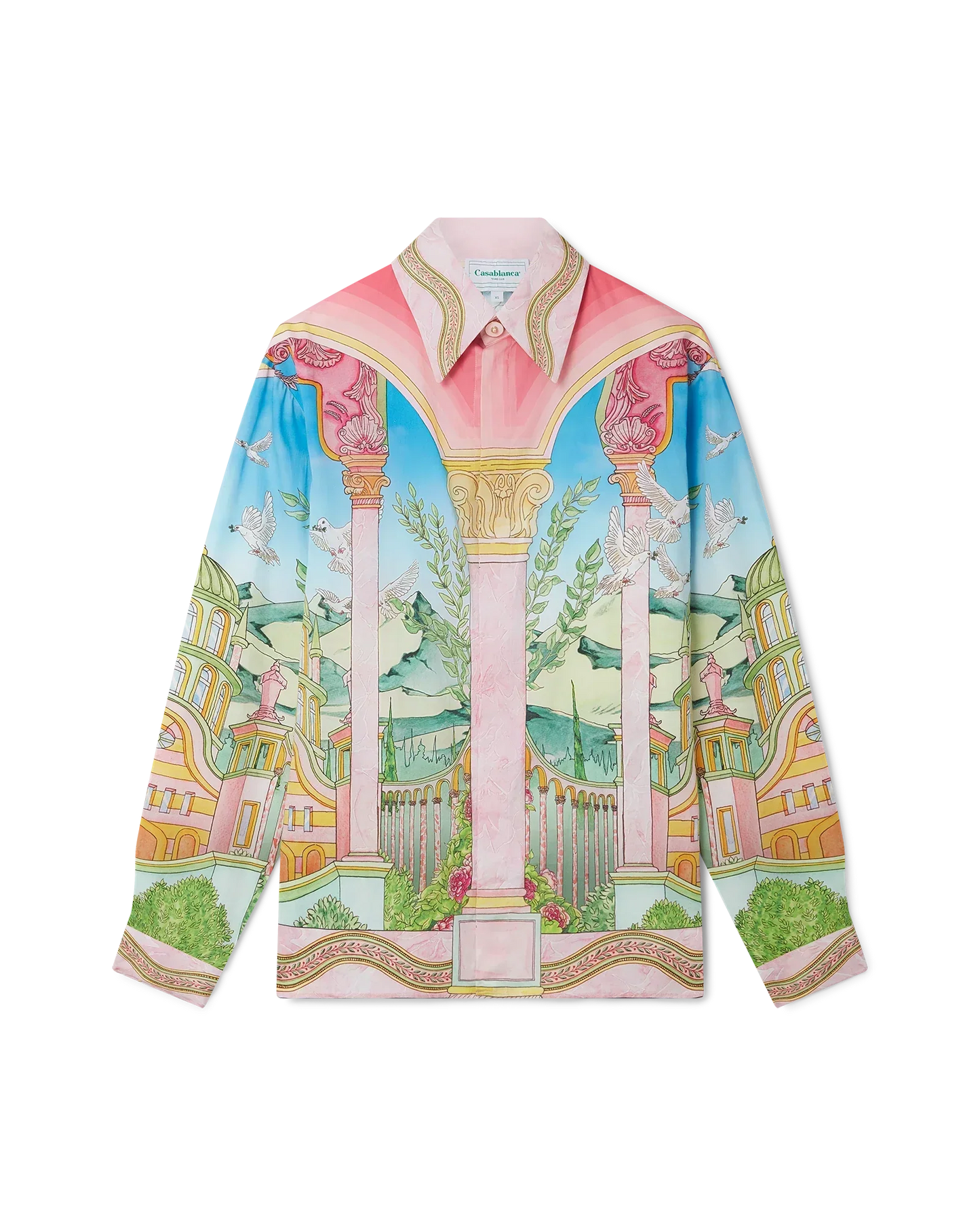 Le Jardin Ideal Long Sleeve Long Sleeve Shirt | Casablanca Paris | Image 6