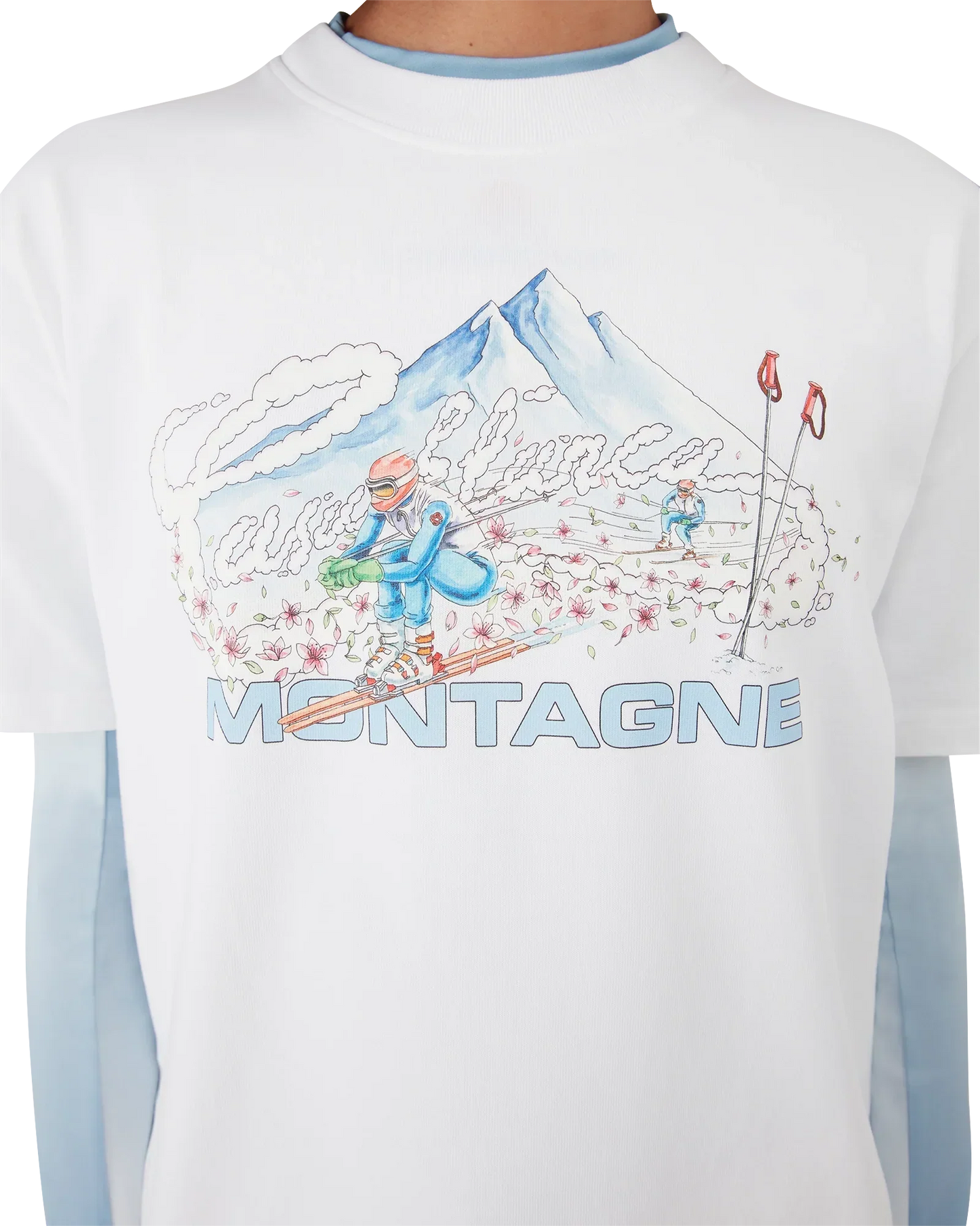 Ski Short Sleeve T-Shirt | Casablanca Paris | Image 5