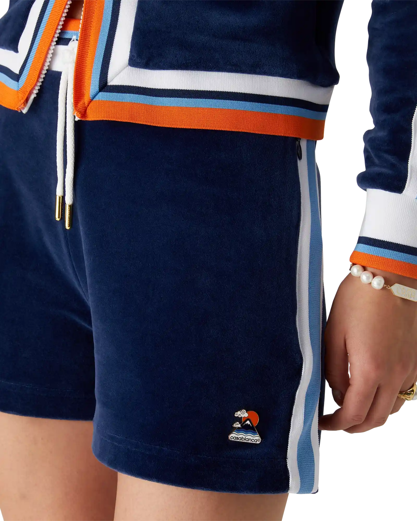 Velour Montagne Shorts | Casablanca Paris | Image 5