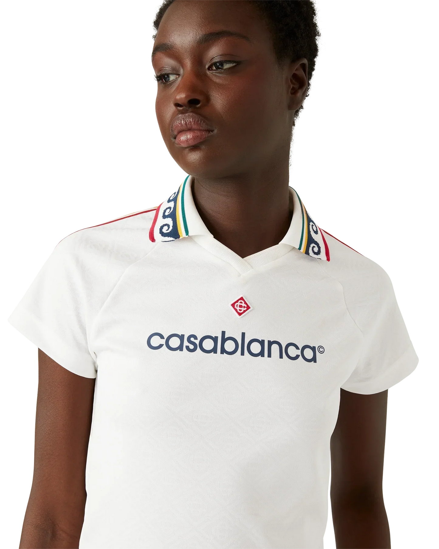 Jacquard Monogram Football Shirt | Casablanca Paris | Image 5