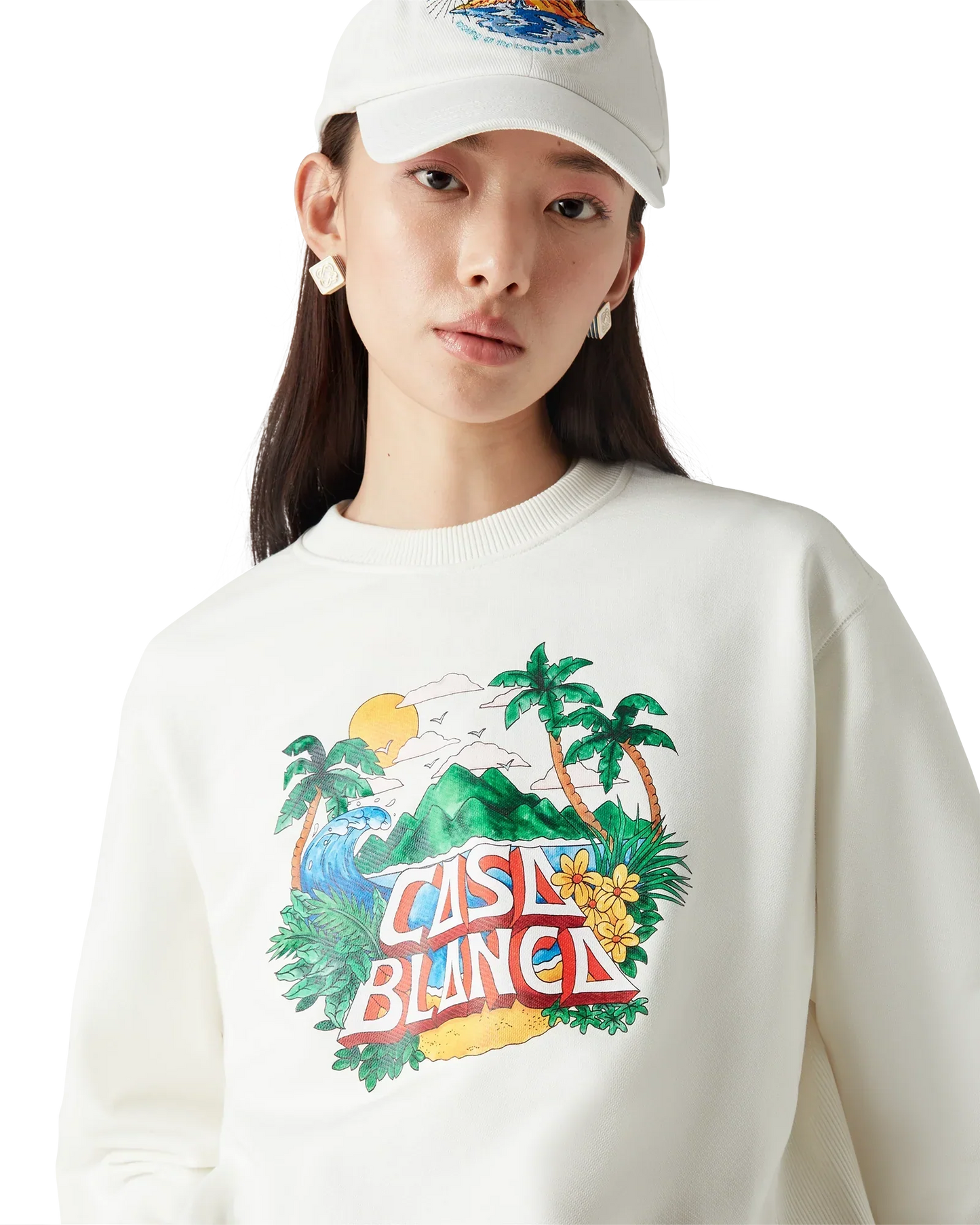 Casa Beach Wave Sweatshirt | Casablanca Paris | Image 5