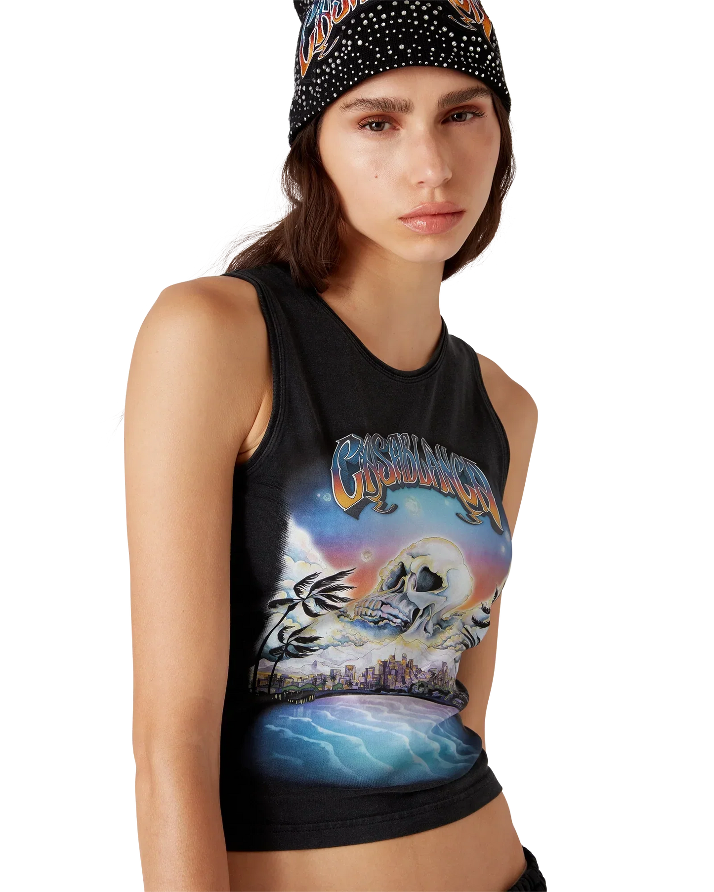 La Prémonition Cropped Tank Top | Casablanca Paris | Image 5