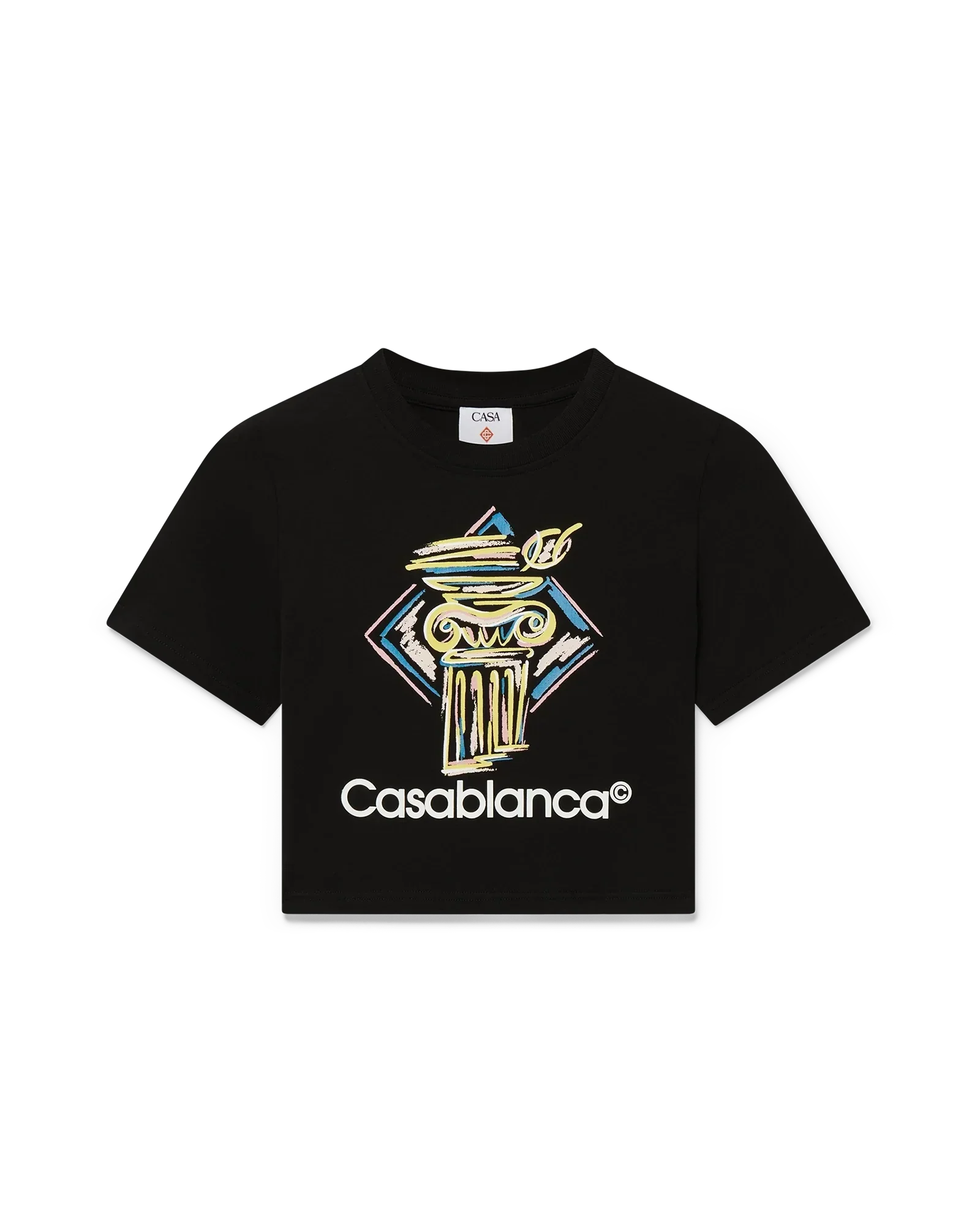 Diamond Column Baby Short Sleeve T-Shirt | Casablanca Paris | Image 1