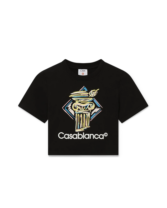 Diamond Column Baby Short Sleeve T-Shirt | Casablanca Paris | Image 1