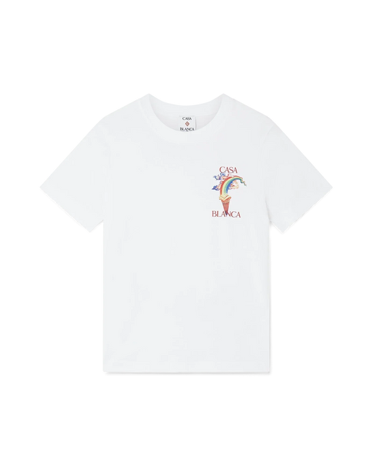 Nature's Teacher Short Sleeve T-Shirt | Casablanca Paris | Image 1