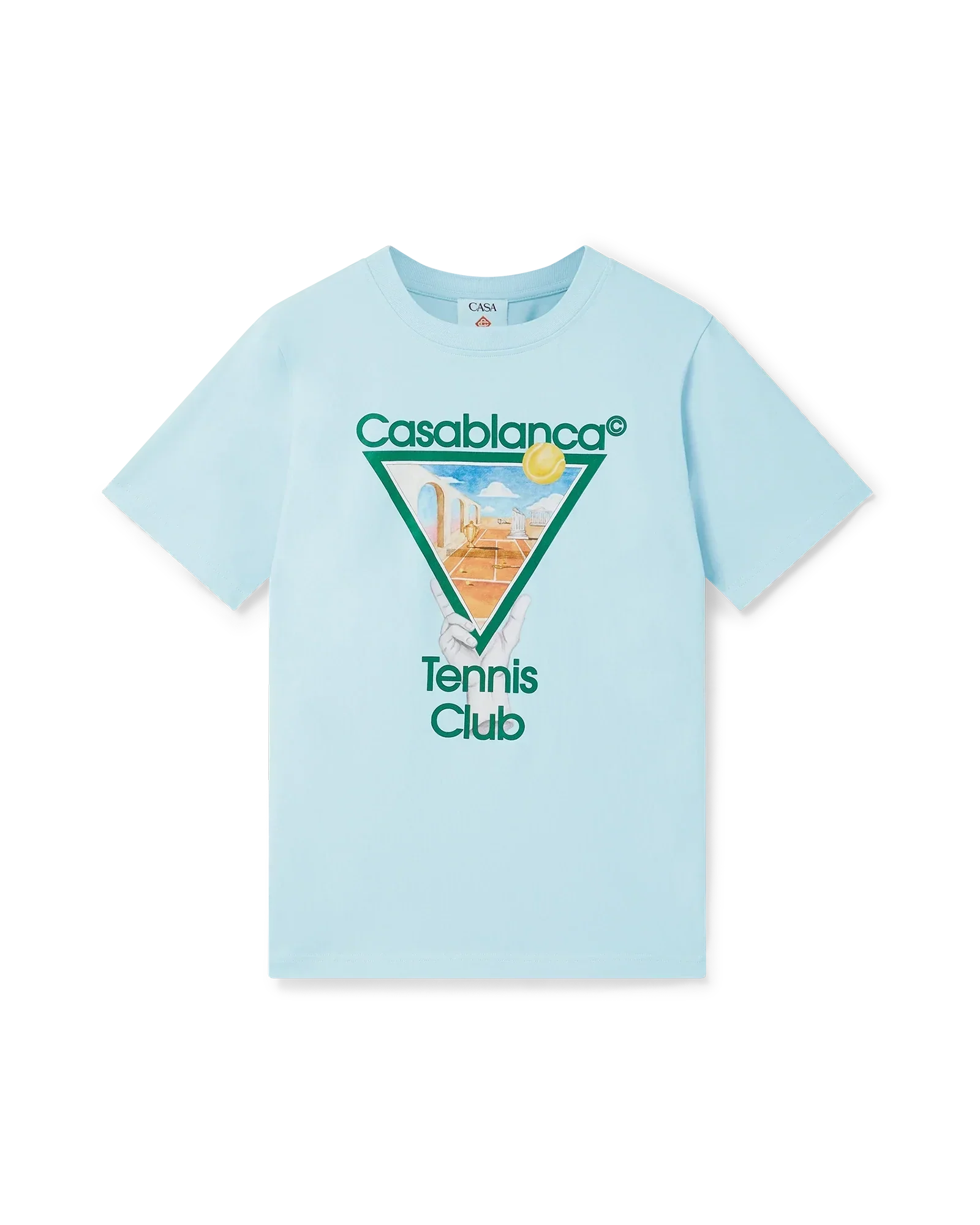 Metaphysical Tennis Icon Short Sleeve T-Shirt | Casablanca Paris | Image 1
