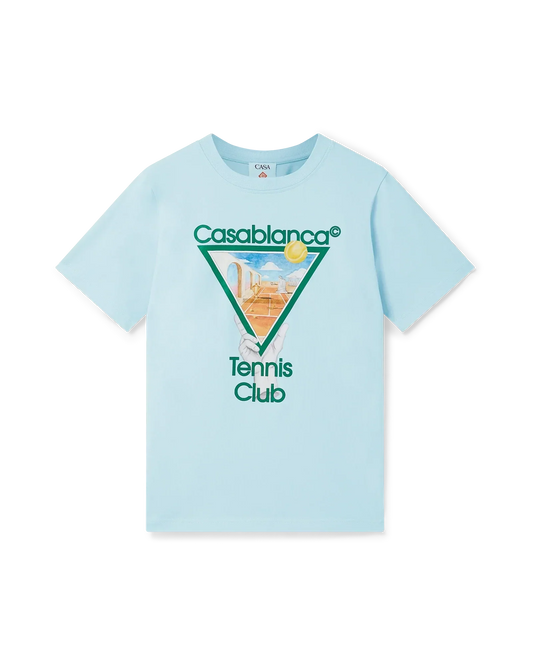 Metaphysical Tennis Icon Short Sleeve T-Shirt | Casablanca Paris | Image 1