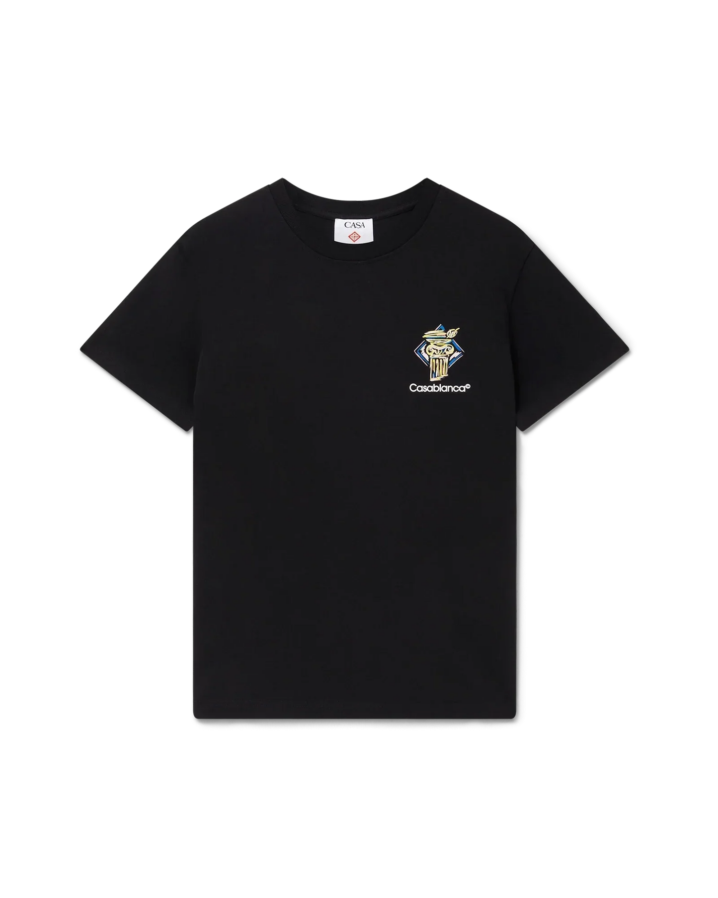 Diamond Column Short Sleeve T-Shirt | Casablanca Paris | Image 1