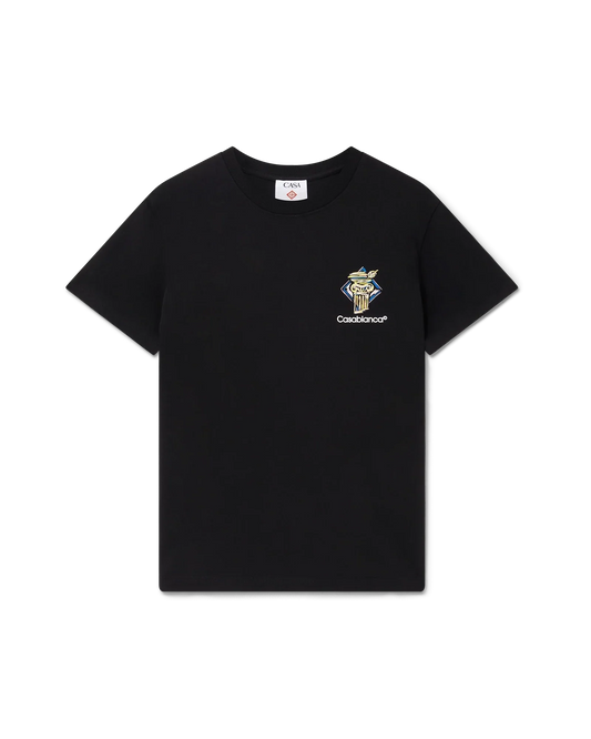 Diamond Column Short Sleeve T-Shirt | Casablanca Paris | Image 1