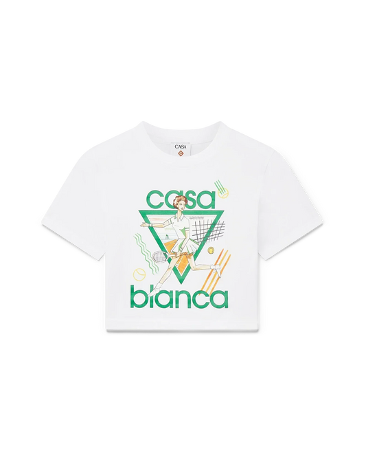 Tennis Girl Baby T-Shirt | Casablanca Paris | Image 1