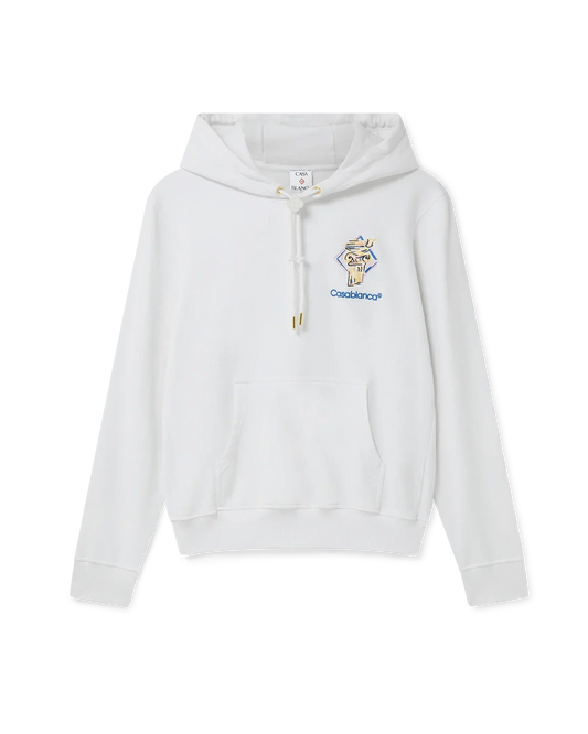 Diamond Column Hooded Sweatshirt | Casablanca Paris | Image 1