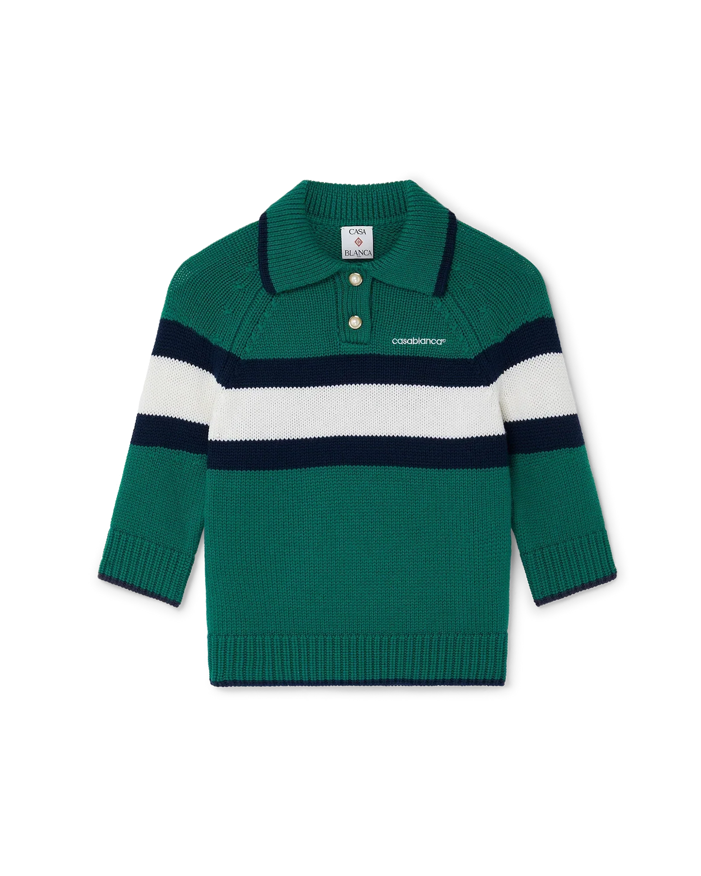 Colourblock Polo Shirt | Casablanca Paris | Image 1