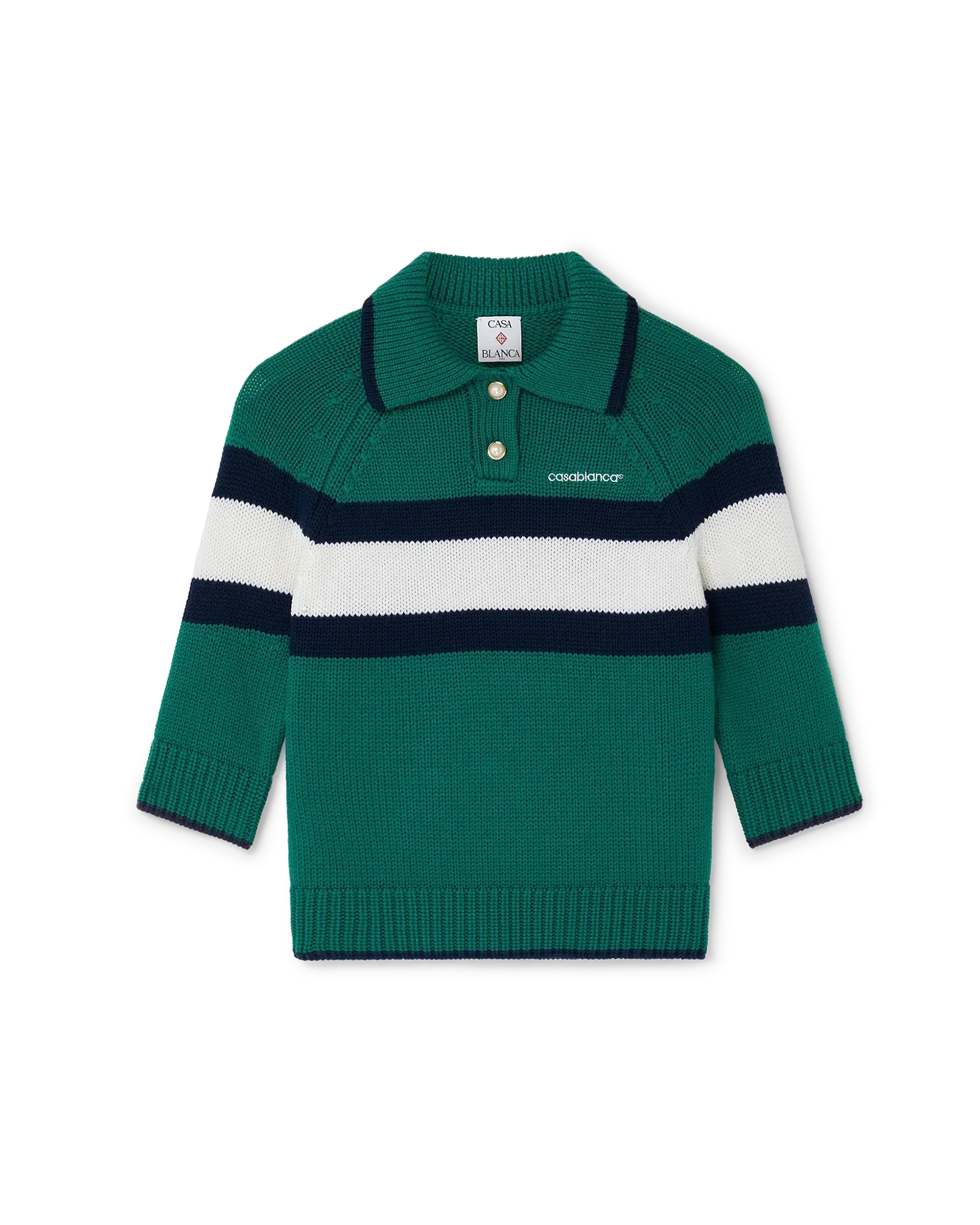 Colourblock Polo Shirt | Casablanca Paris | Image 1