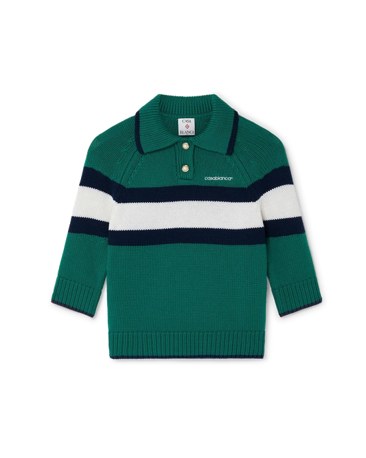 Colourblock Polo Shirt | Casablanca Paris | Image 1