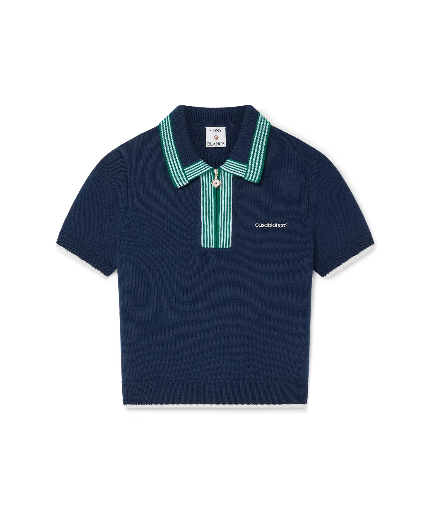 Knit Tennis Polo Shirt | Casablanca Paris | Image 1