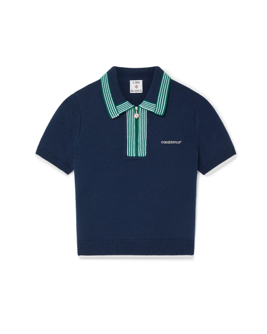 Knit Tennis Polo Shirt | Casablanca Paris | Image 1