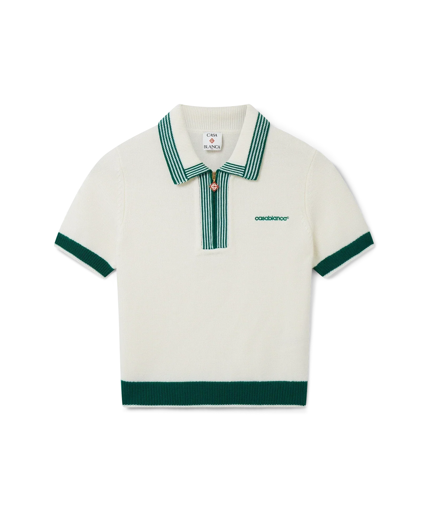 Knit Tennis Polo Shirt | Casablanca Paris | Image 1
