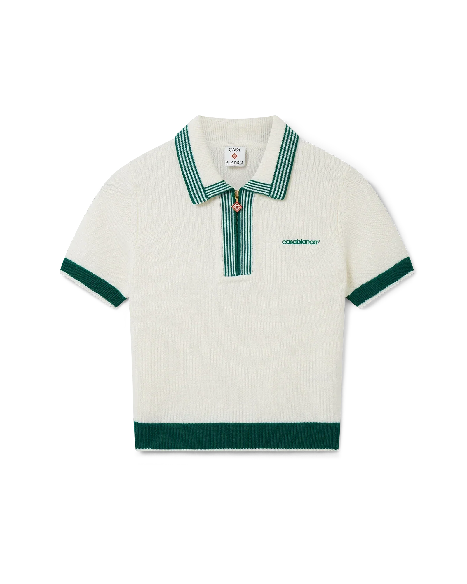 Knit Tennis Polo Shirt | Casablanca Paris | Image 1