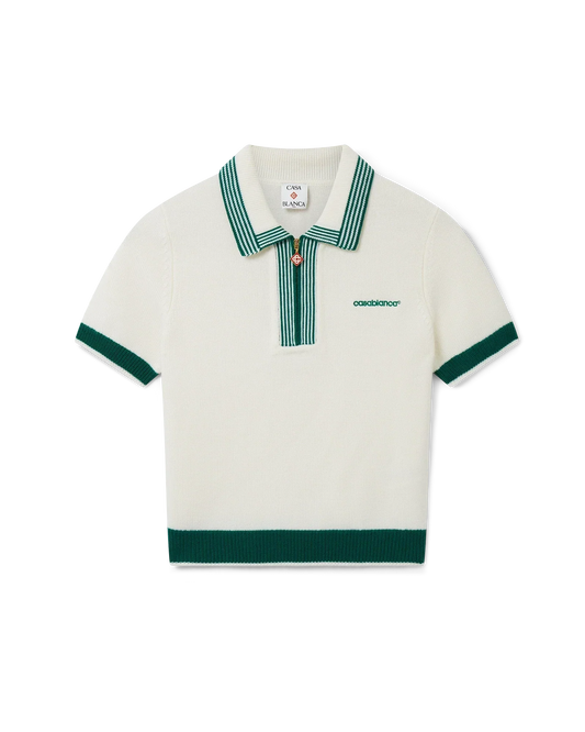 Knit Tennis Polo Shirt | Casablanca Paris | Image 1