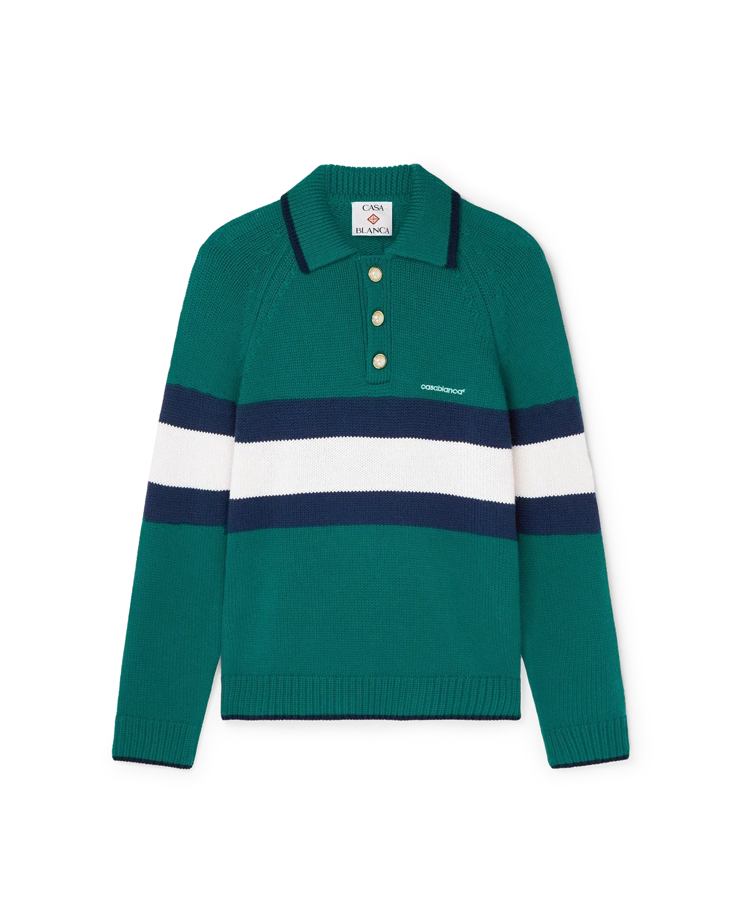 Colourblock Polo Shirt | Casablanca Paris | Image 1