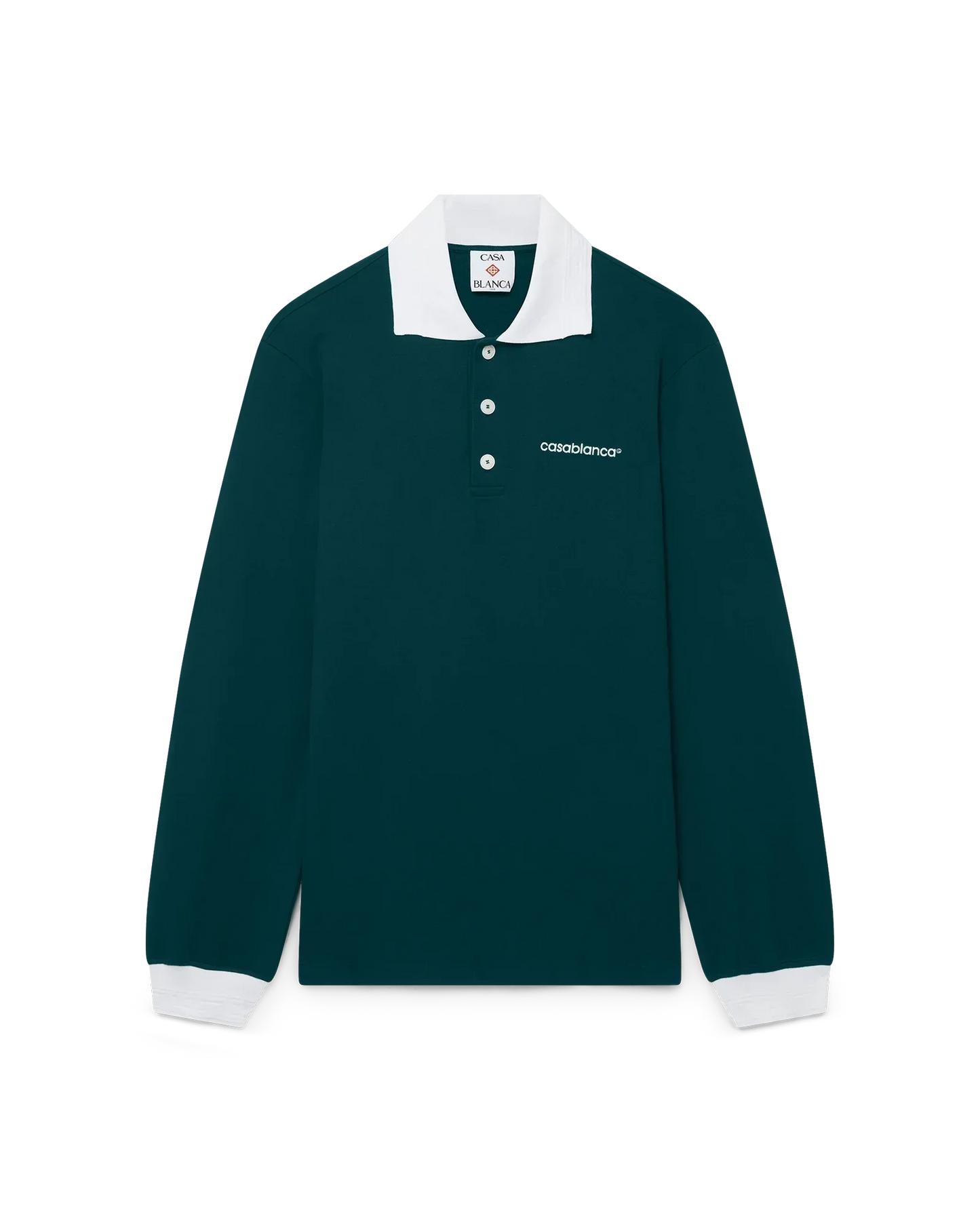 Long Sleeve Polo Shirt | Casablanca Paris | Image 1