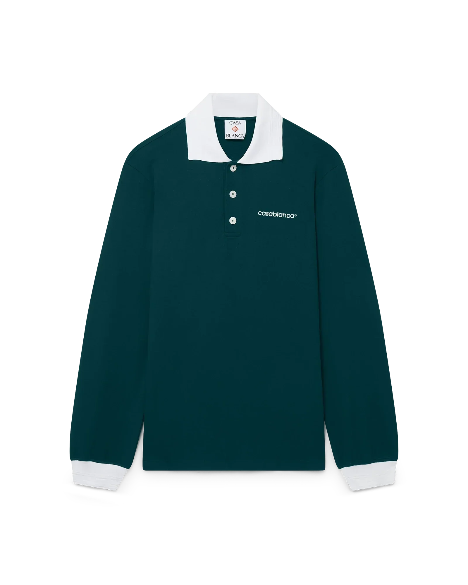 Long Sleeve Polo Shirt | Casablanca Paris | Image 1