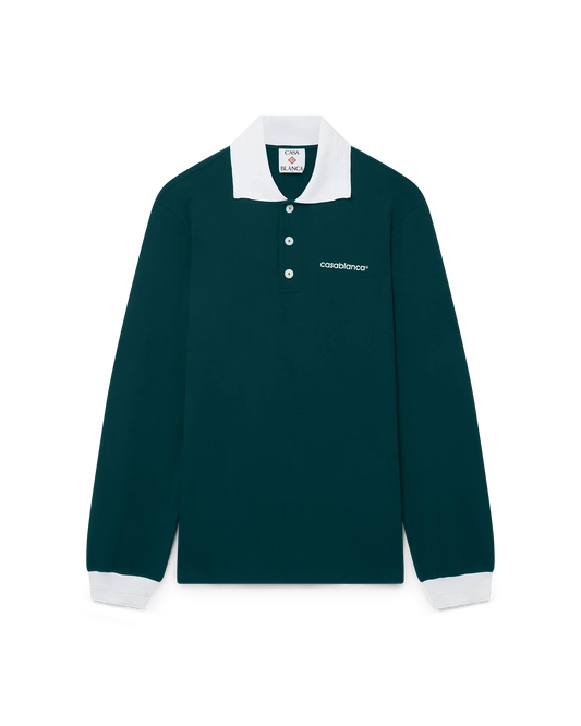 Long Sleeve Polo Shirt | Casablanca Paris | Image 1