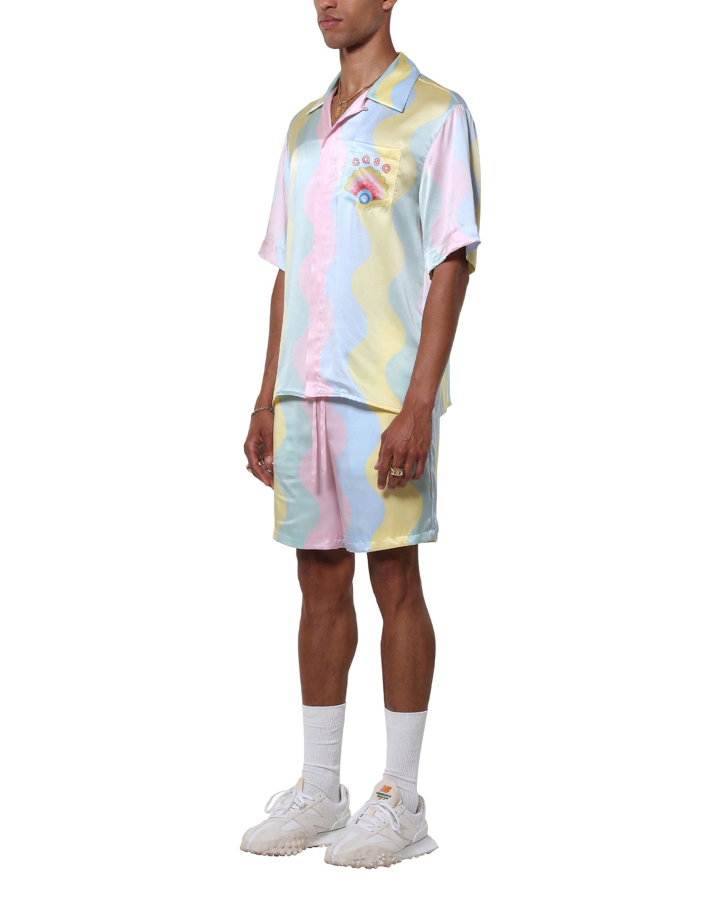 Casa Shell Wave Silk Shirt | Casablanca Paris | Image 4