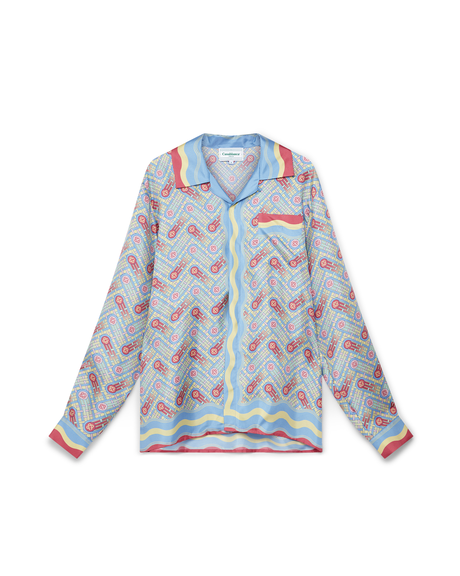 Candy Ping Pong Silk Shirt | Casablanca Paris | Image 1