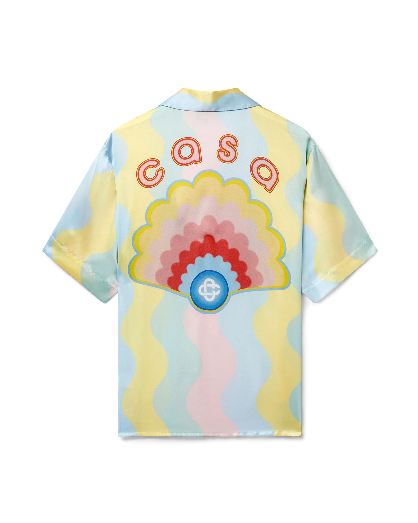 Casa Shell Wave Silk Shirt | Casablanca Paris | Image 1