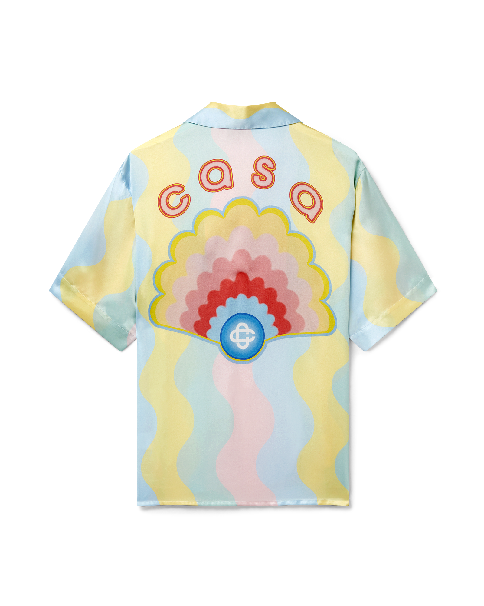 Casa Shell Wave Silk Shirt | Casablanca Paris | Image 1