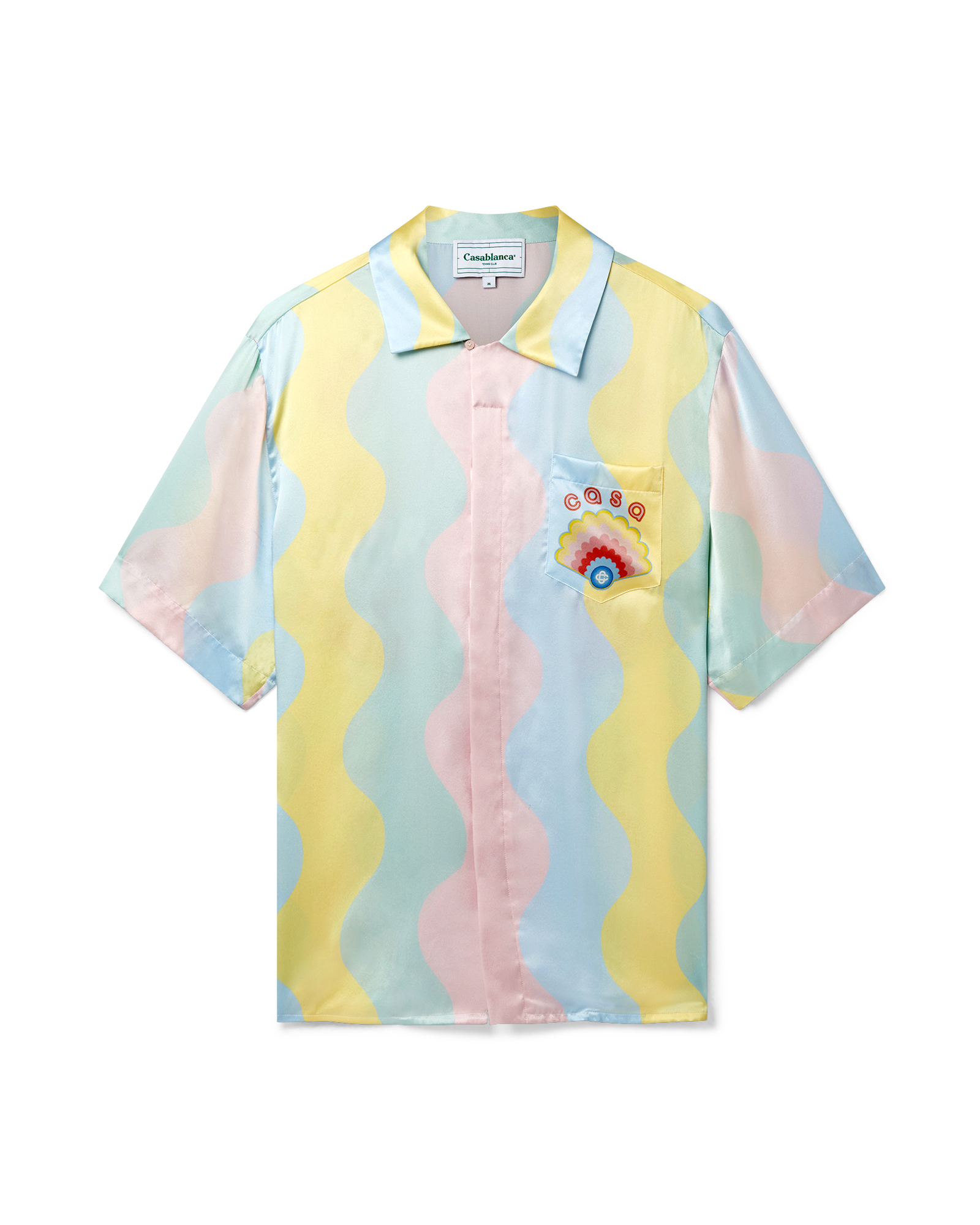 Casa Shell Wave Silk Shirt | Casablanca Paris | Image 5