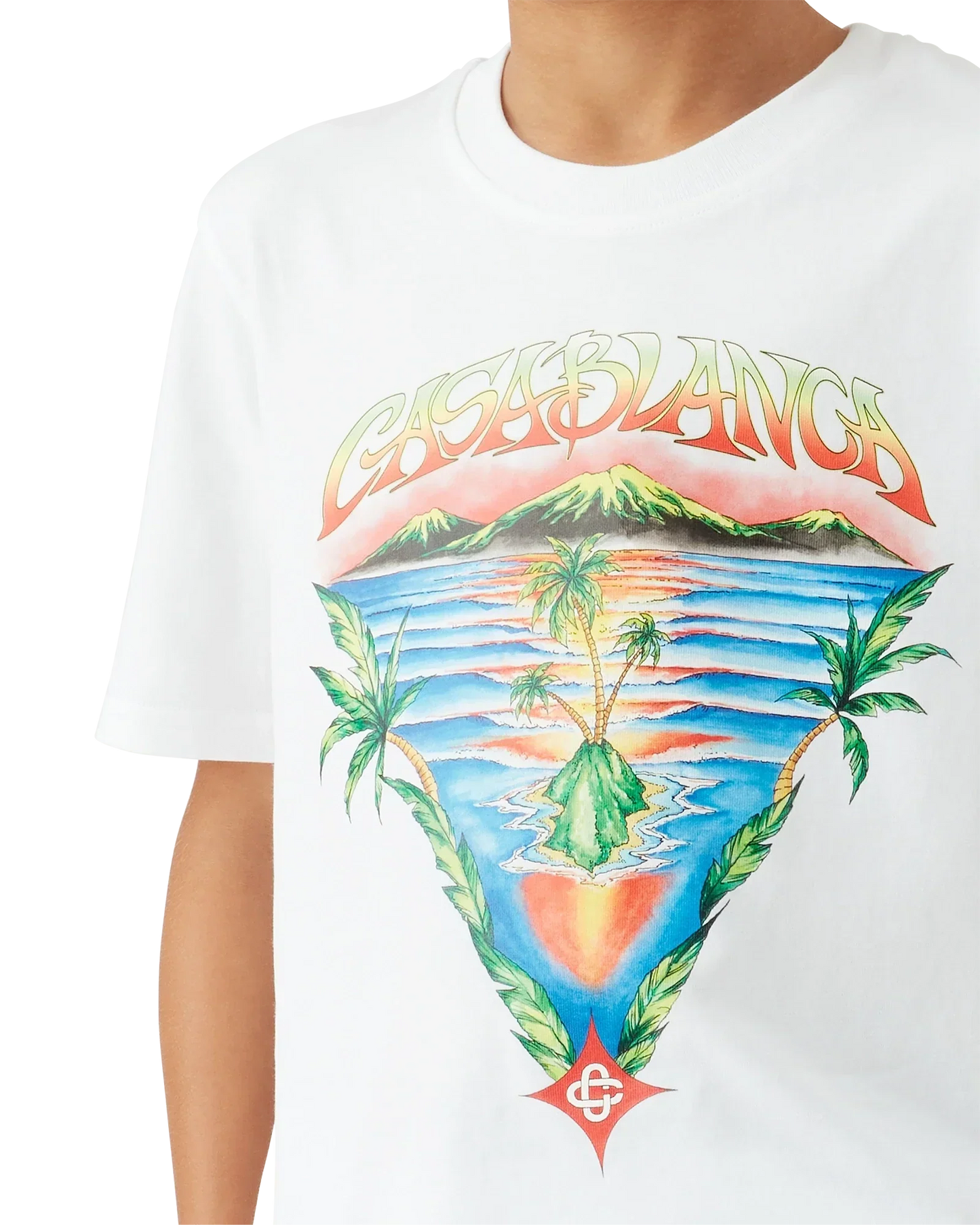 Children's Innocence Triangle Short Sleeve T-shirt | Casablanca Paris | Image 5