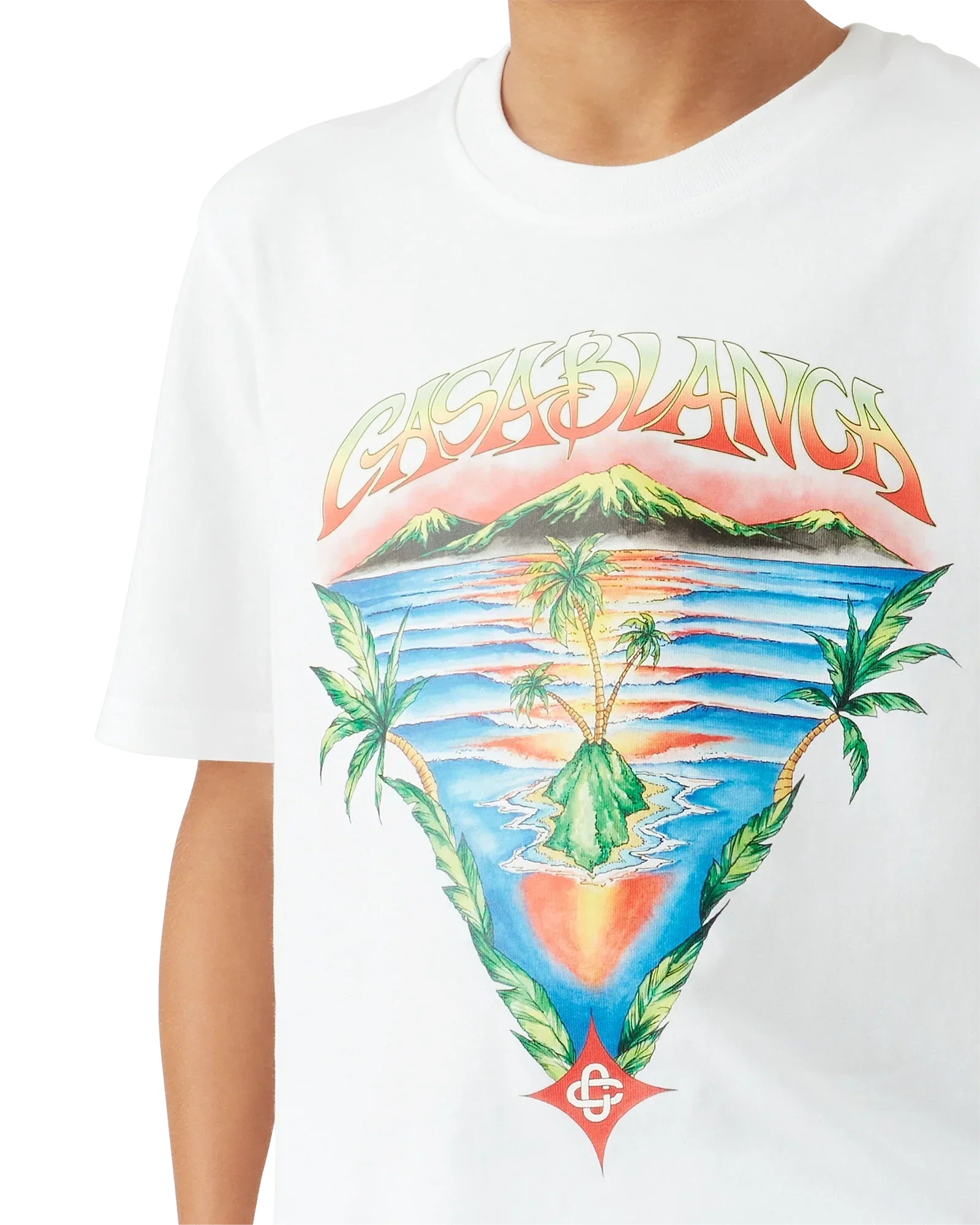 Children's Innocence Triangle Short Sleeve T-shirt | Casablanca Paris | Image 5
