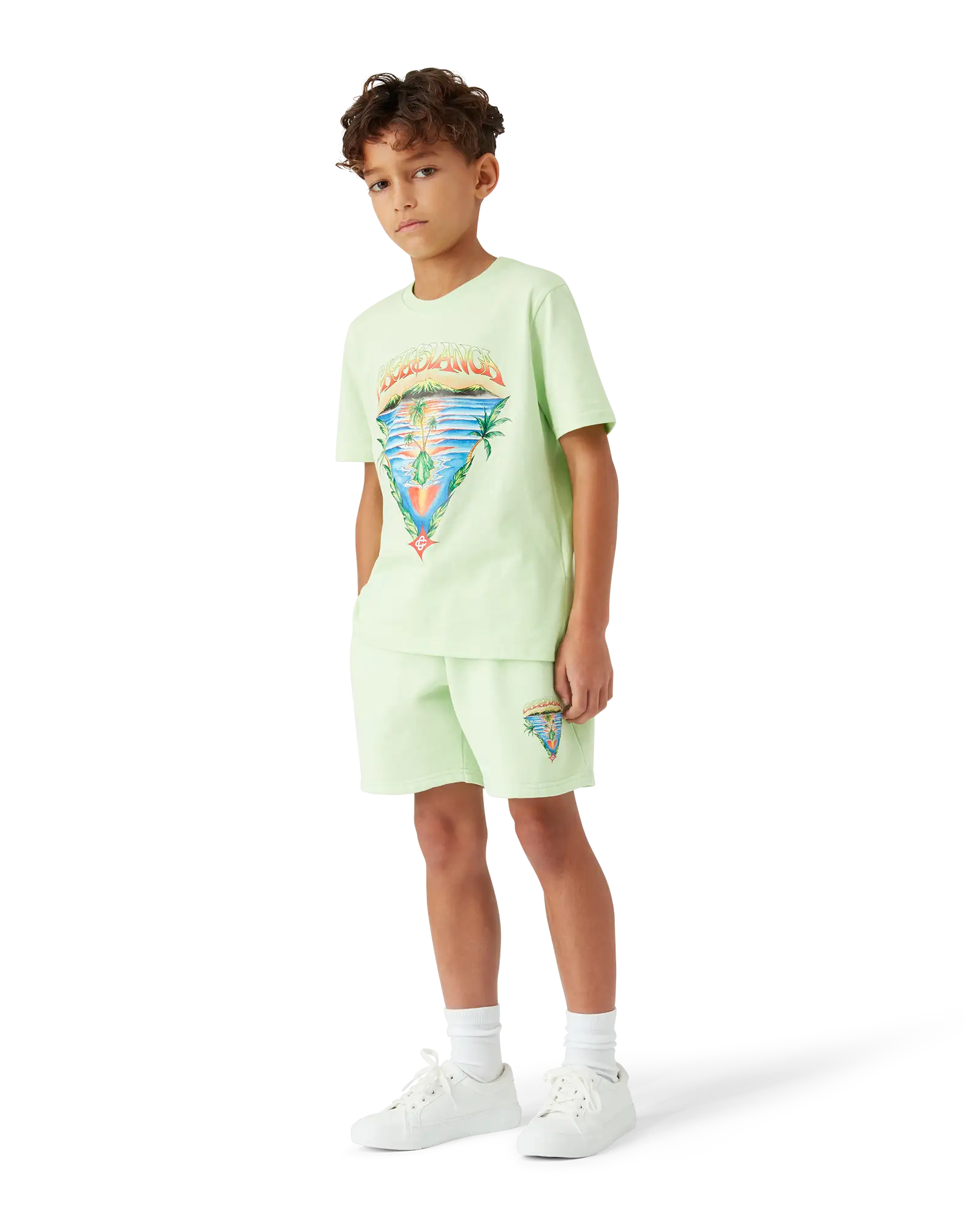 Children's Innocence Triangle Short Sleeve T-shirt | Casablanca Paris | Image 2